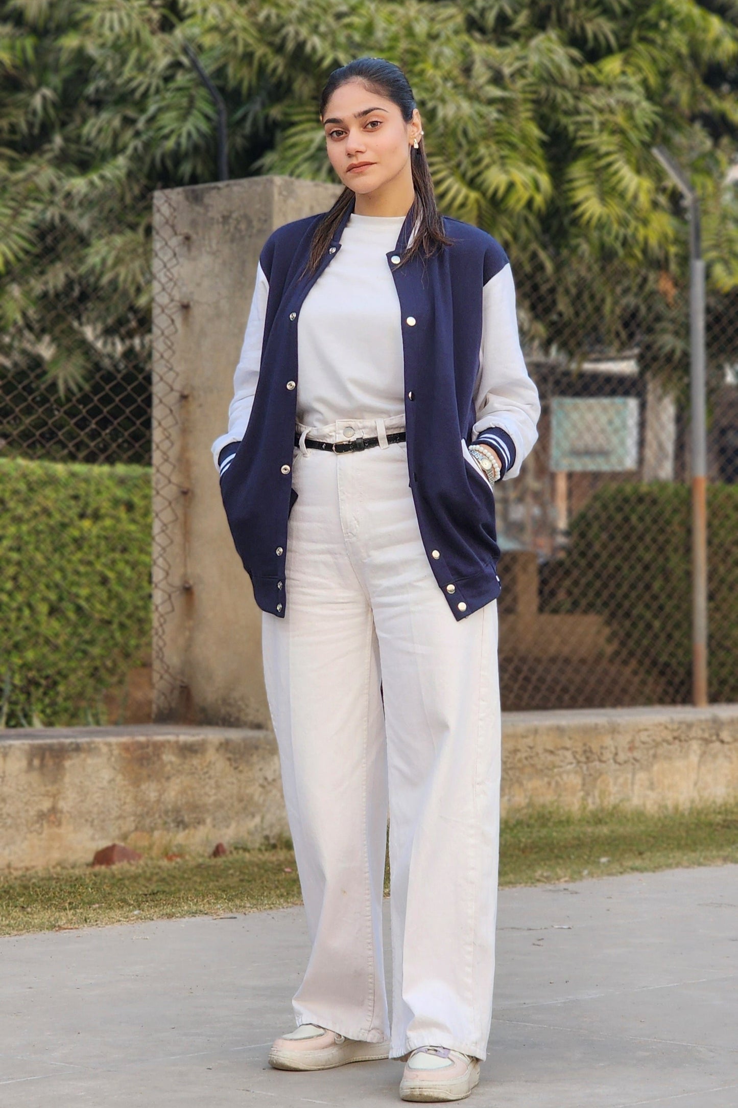 Varsity Jacket - Navy Blue