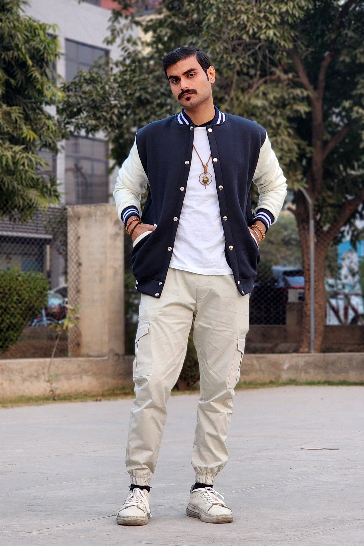 Varsity Jacket - Navy Blue